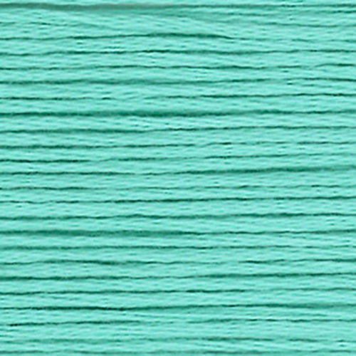 Close-up of mint green embroidery floss-thread texture