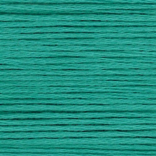 Close-up of mint green embroidery floss-thread texture