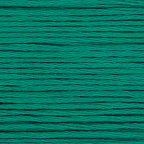 Close-up of jade green embroidery floss-thread texture
