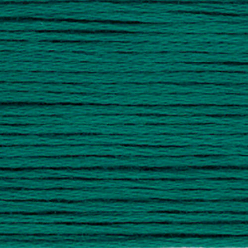 Close-up of jade green embroidery floss-thread texture