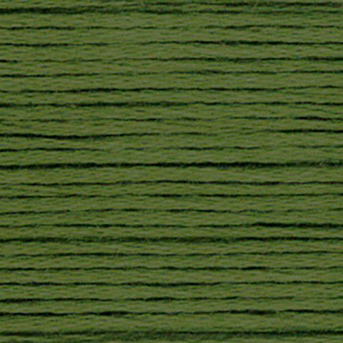Close-up of a dark muted green embroidery floss- thread texture