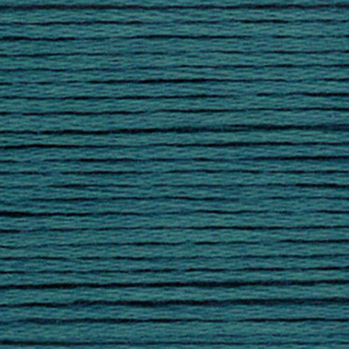 Close-up of a muted aqua embroidery floss- thread texture