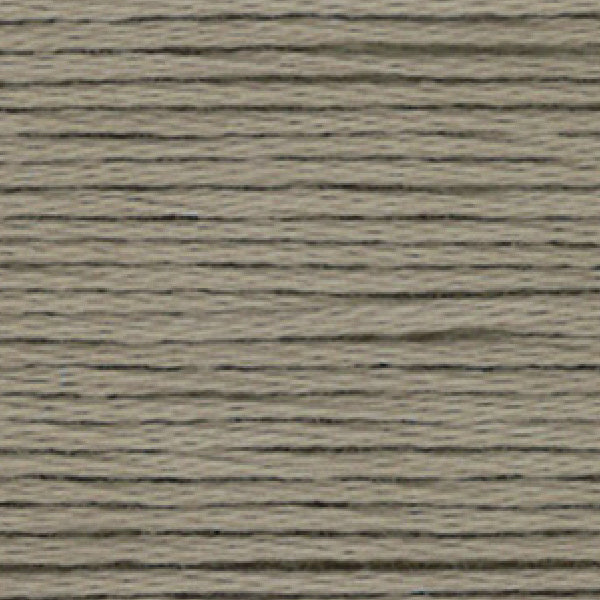 Close-up of warm grey-brown embroidery floss- thread texture